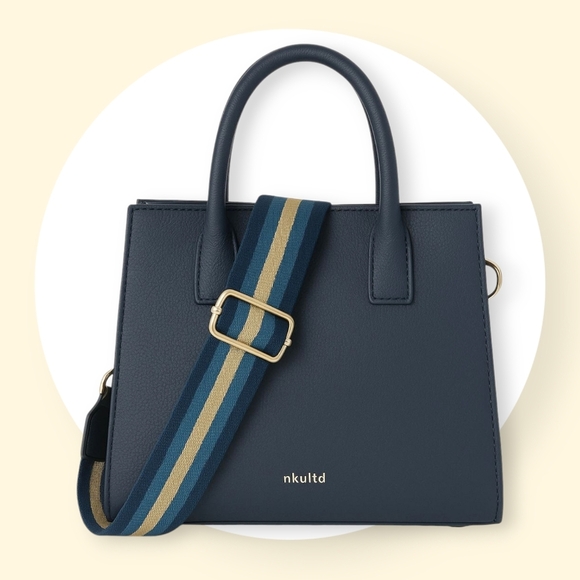 🆕 Adjustable Navy Blue Stripe Replacement Strap - Purse, Bag, Camera, Guitar - Picture 3 of 11